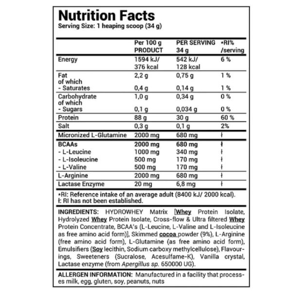 Hydro Whey Zero Protein 2270gr - Keroumi Fitness