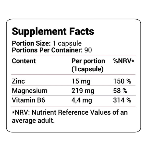TESLA | Zmb6 90 Capsules - Keroumi Fitness