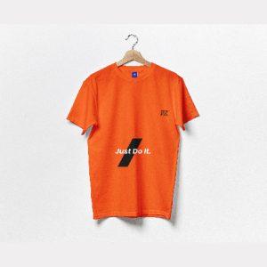 T-shirt de gym orange