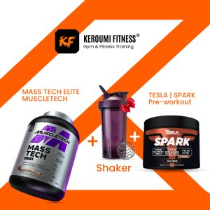 PACK DE MASSE Mass-Tech Elite / Spark Tesla & Shaker keroumi fitness